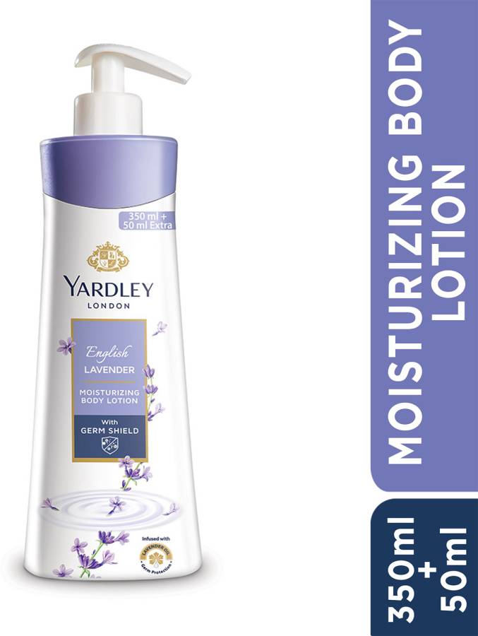 Yardley London English Lavender Moisturising Body Lotion, with Germ Shield Price in India