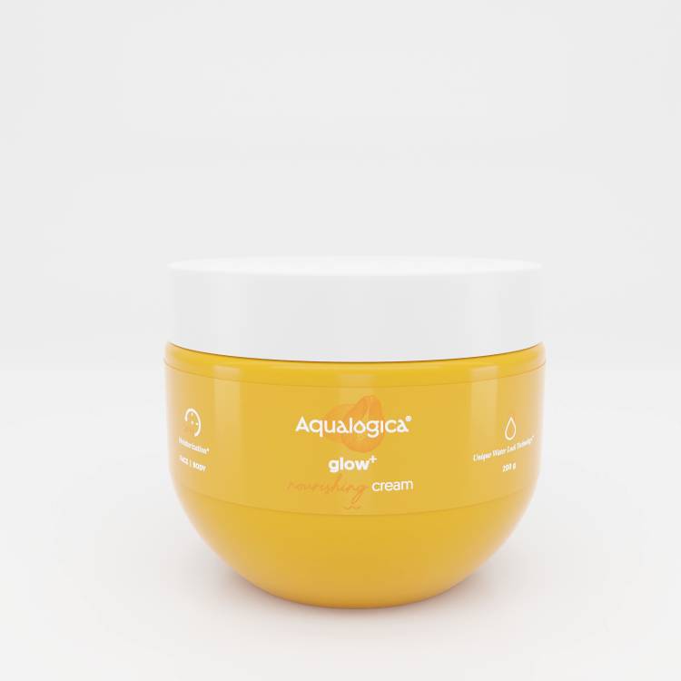 Aqualogica Glow+ Nourishing Cream with Papaya & Vitamin C | For Face & Body Cream | 200 g Price in India