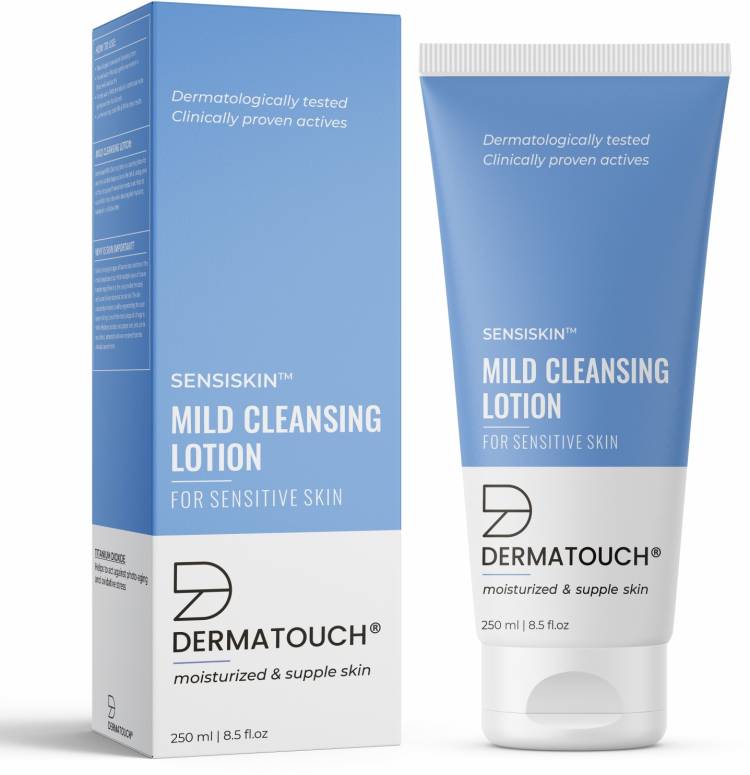 Dermatouch Mild Cleansing Lotion for Sensitive Skin | Gentle Cleanser for Men & Women Price in India