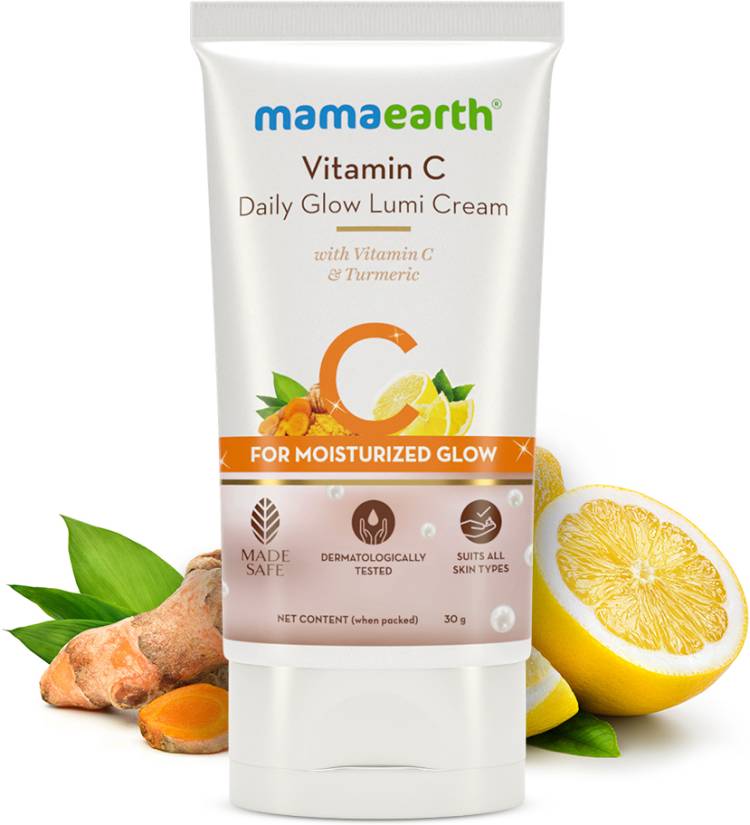 mamaEarth Vitamin C Daily Glow Lumi Cream with Vitamin C & Turmeric for Moisturizing Glow Price in India