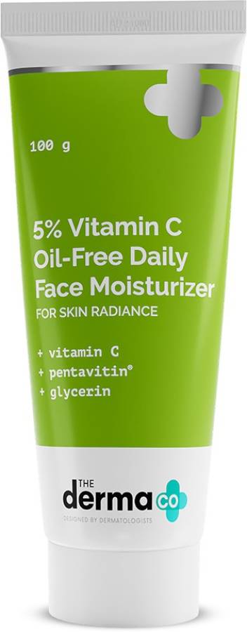 The Derma Co 5% Vitamin C Oil-Free Daily Face Moisturizer for Skin Radiance Price in India