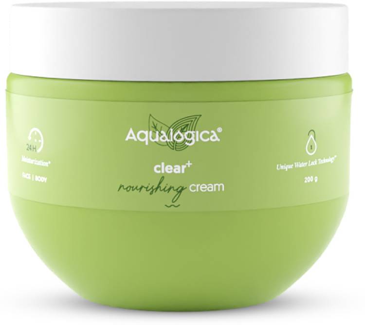 Aqualogica Clear+ Nourishing Cream with Green Tea & Salicylic Acid For Face & Body 200 g Price in India
