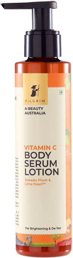 Pilgrim Vitamin C Body Serum Lotion With Kakadu Plum & Lime Pearl | Brightening & De-Tan Price in India