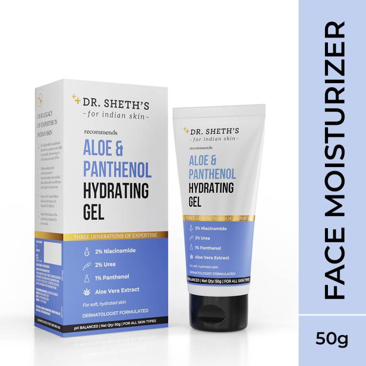 Dr. Sheth's Aloe and 1% Panthenol Hydrating Gel for Deeply Moisturizing & Hydrating Skin Price in India