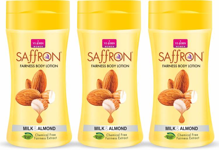 VI-JOHN Saffron Milk Almond Body Lotion Deep Care Moisturization for All Skin Type 750ml Price in India