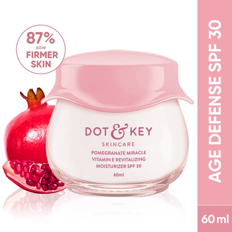 Dot & Key Pomegranate + Multi-Peptide Anti Ageing Moisturizer SPF 30 | Reduces Wrinkles Price in India