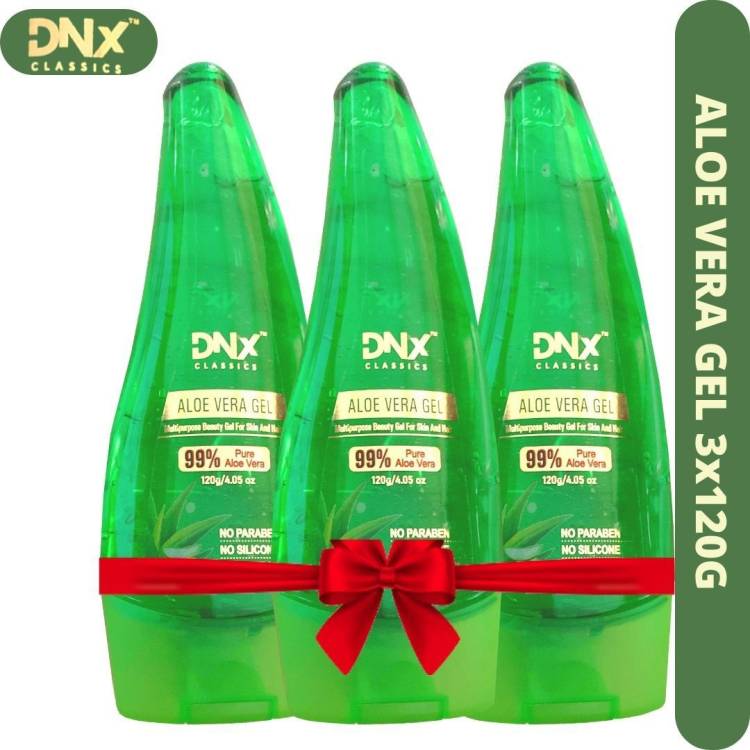 dnx Pure Aloe Vera Gel With Natural Actives, For Healthy & Glowing Skin & Hair 360 g Price in India