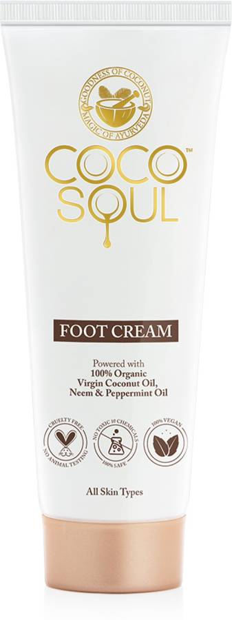 Coco Soul Foot Cream with Coconut Neem & Ayurveda Paraben & Sulphate Free Price in India