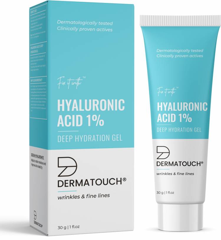 Dermatouch Deep Hydration Gel | Reduces Wrinkles & Fine Lines with Hyaluronic Acid 1% Price in India