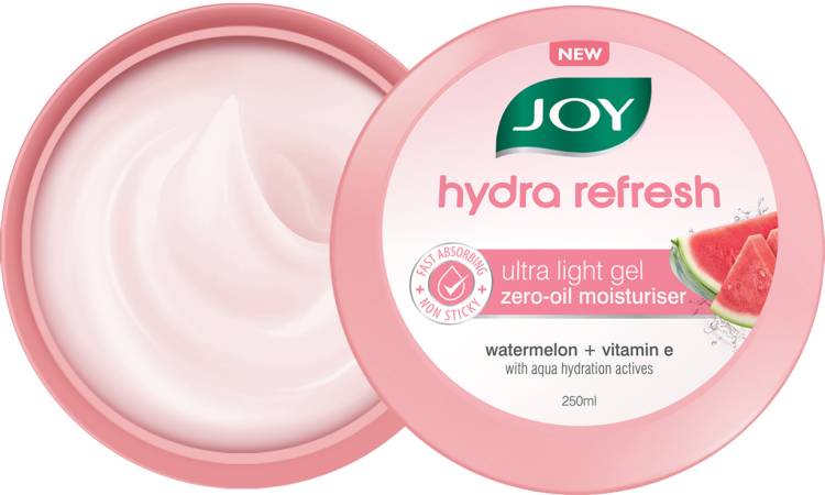 Joy Hydra Refresh Ultra Light Gel Zero Oil Moisturizer | Watermelon & Vitamin E Price in India