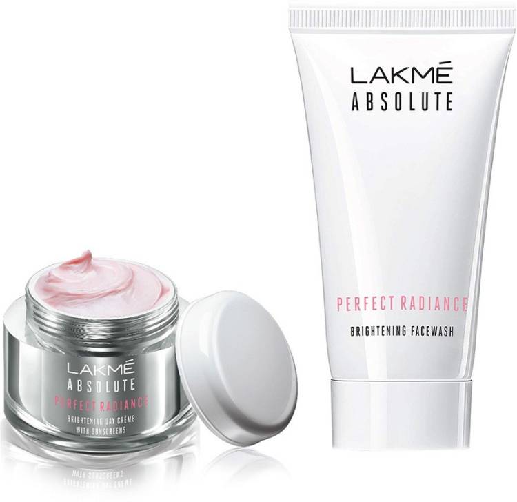 Lakme Absolute Perfect Radiance Skin Brightening Day Creme and Facewash Price in India