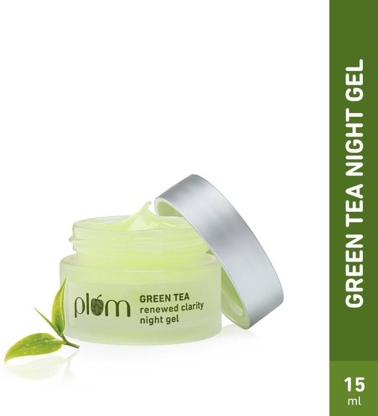 Plum Green Tea Renewed Clarity Night Gel Mini | Hydrates Skin & Fights Acne Price in India