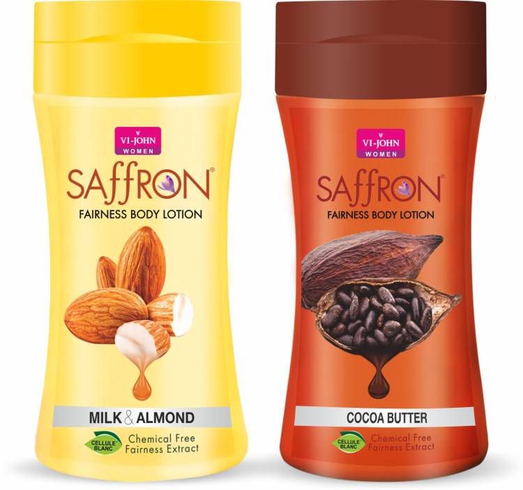 VI-JOHN Saffron Milk Almond & Cocoa Butter Body Lotion Deep Care Moisturization Price in India