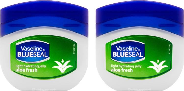 Vaseline Blue Seal Petroleum Light Hydrating Jelly Aloe Fresh , Pack of 2 , 100ml Each Price in India