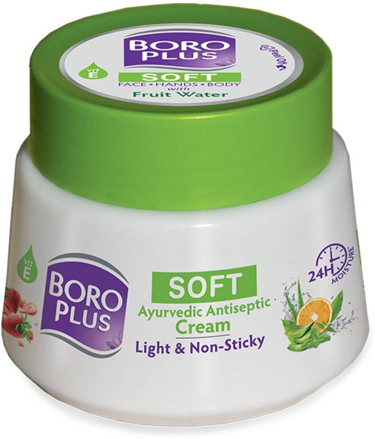 BOROPLUS Soft Ayurvedic Antiseptic Cream|Light & Non-sticky|24H moisturisation Price in India