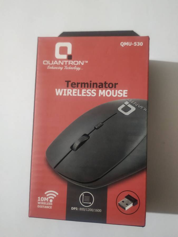 Quantron QMU -530 TERMINATOR WIRELESS MOUSE . Wireless Optical Mouse