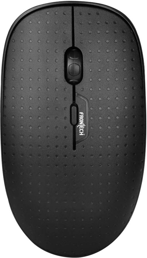 Frontech Wireless Mouse Stylish Design | 4 Handy Buttons | Scroll Wheel 1600 DPI Wireless Optical Mouse