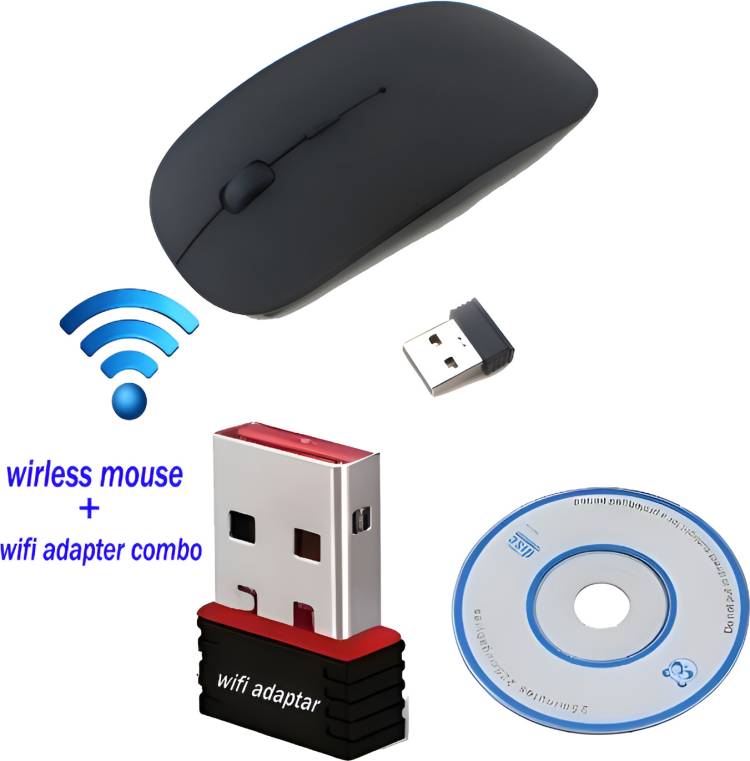 NXG SLIM MOUSE + WIFI ADAPTER COMBO Wireless Laser  Gaming Mouse