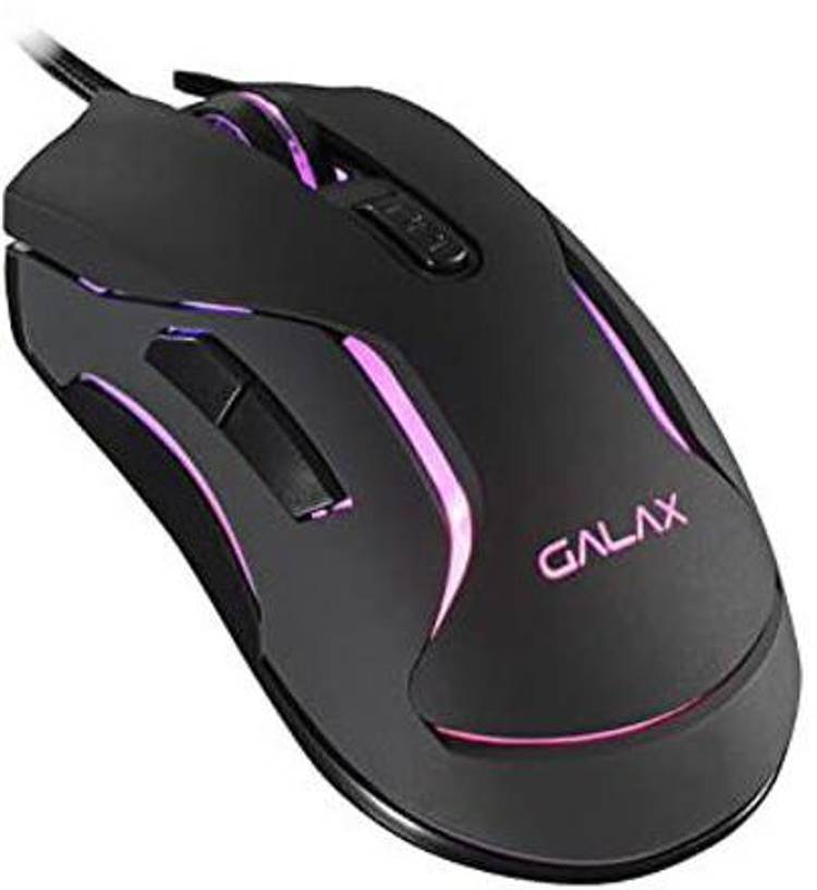 LUE Galax USB Slider 04 6400DPI/ 4 Lights/ 6 Keys Gaming Mouse Wired Optical  Gaming Mouse