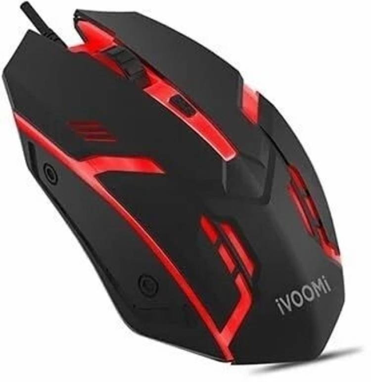 iVoomi RGB WIRED LIGHT MOUSE Wired Optical  Gaming Mouse