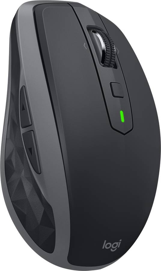 Logitech MX Anywhere 2S Multi-Surface with 4000 DPI, Hyper-Fast Scrolling and 7 Customisable Buttons Wireless Optical Mouse  with Bluetooth