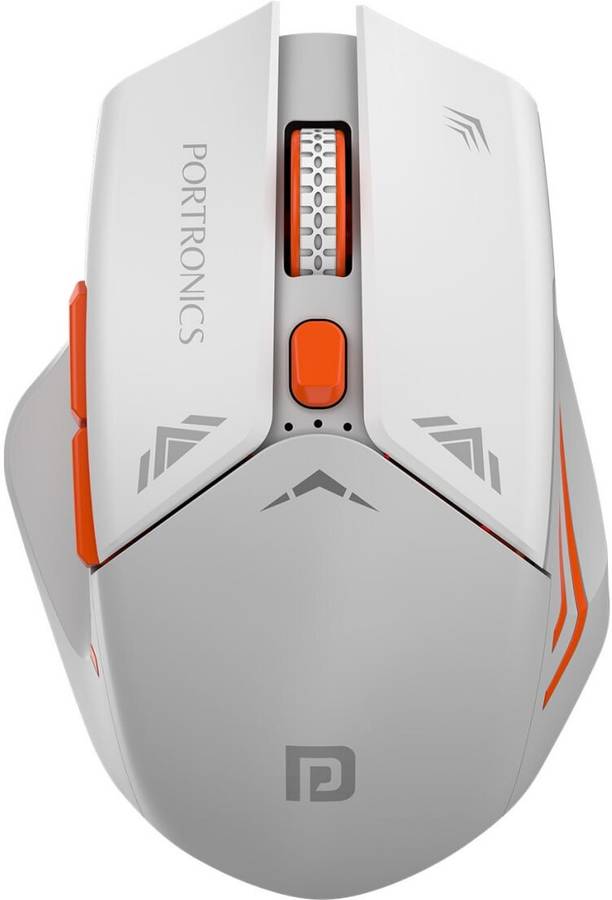 Portronics Vader Pro Wireless Gaming Mouse with 6 Buttons, Thumb Comfort, Adjustable DPI Wireless Optical Mouse