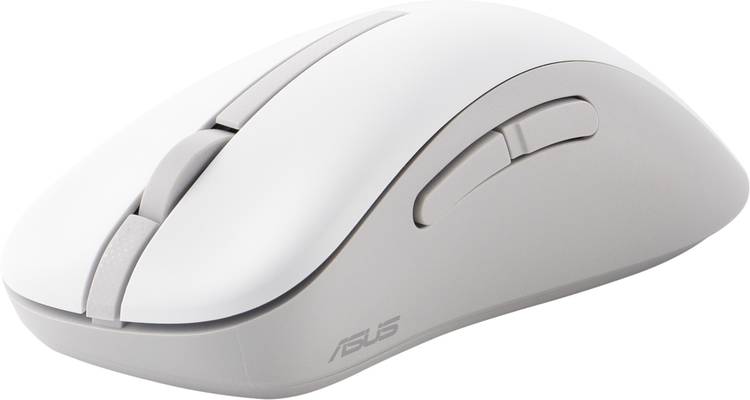 ASUS MD102 Silent Mouse 1600 DPI, 100% PTFE Feet, Dual Mode Connectivity, 5 Buttons Wireless Optical Mouse