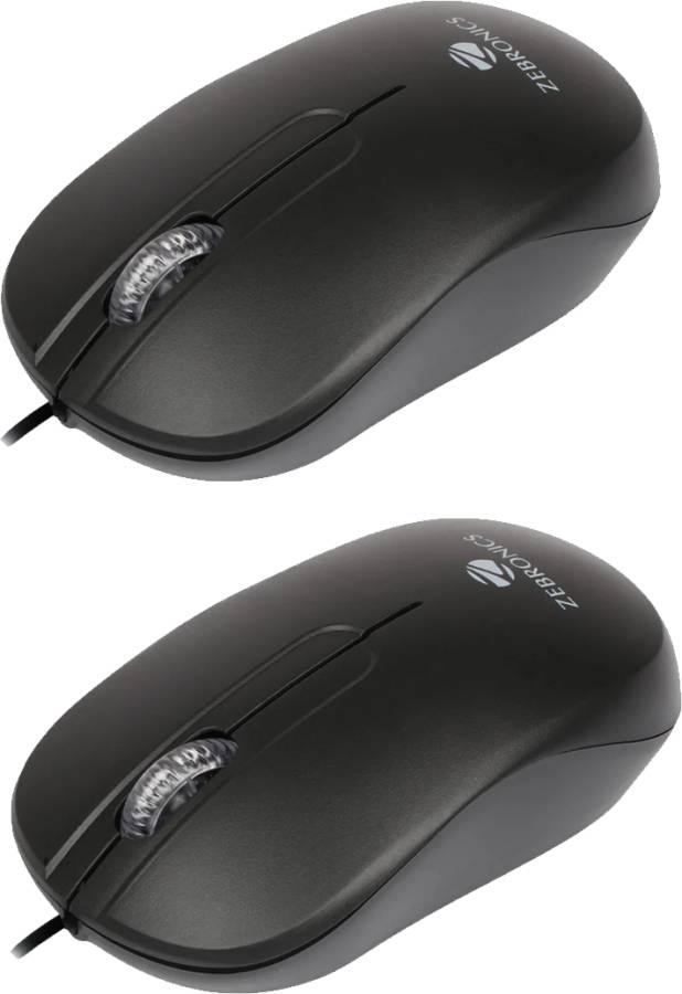 zebronics ZEB SPRINT PACK OF 2 Wired Laser Mouse