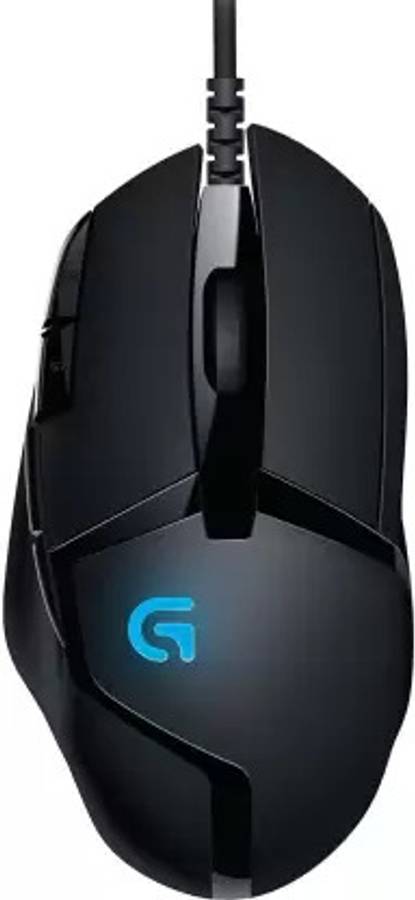 Diks G402 / Adj DPI Upto 4000, Light Weight (8 Programmable Buttons Wired Optical Mouse