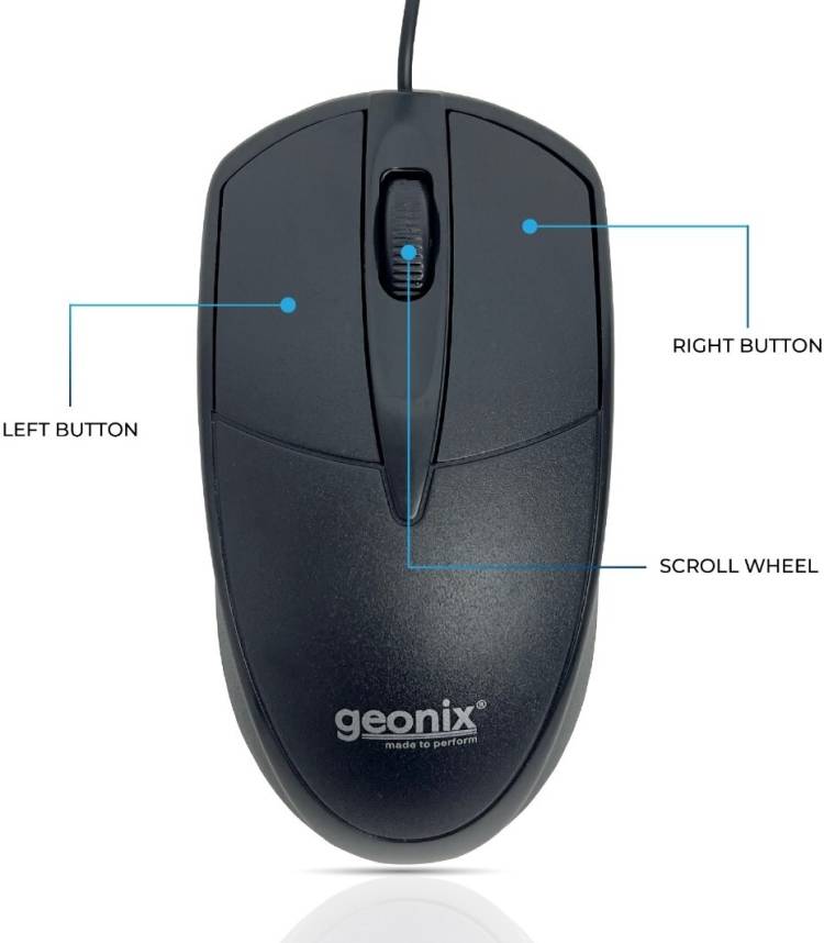 GEONIX GXBM-01 Wired Optical Mouse