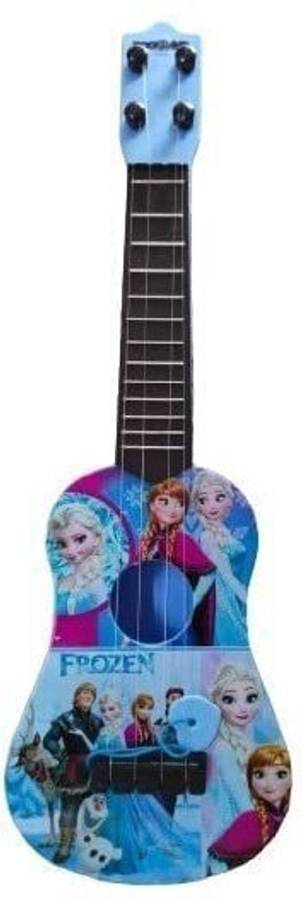 ROZZBY Cartoon Printed Mini Guitar Small Guitar Toy Learning Toy Print Many Vary