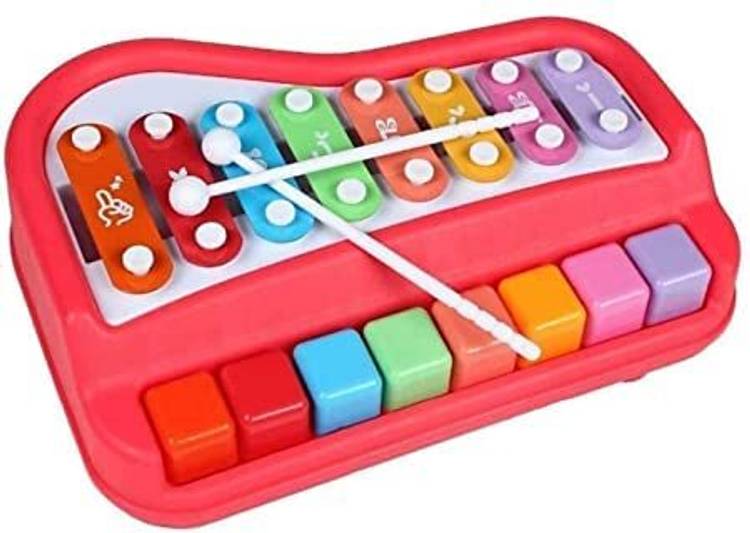 kitmeer Xylophone and Piano, for Kids & Toddlers - Multicolor(Big Xylophone)