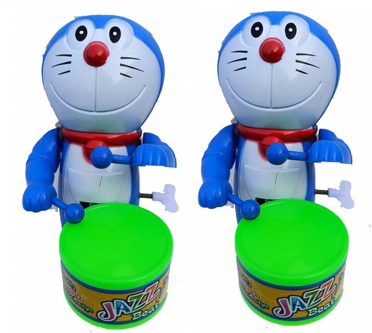 urmila enterprises Key-Operated Cute Doll Girl and Monkey Drummer Toy with Drumming for Kids