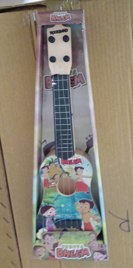 Manav Enterprises Chota Bheem Design Guitar Musical Toys for Kids