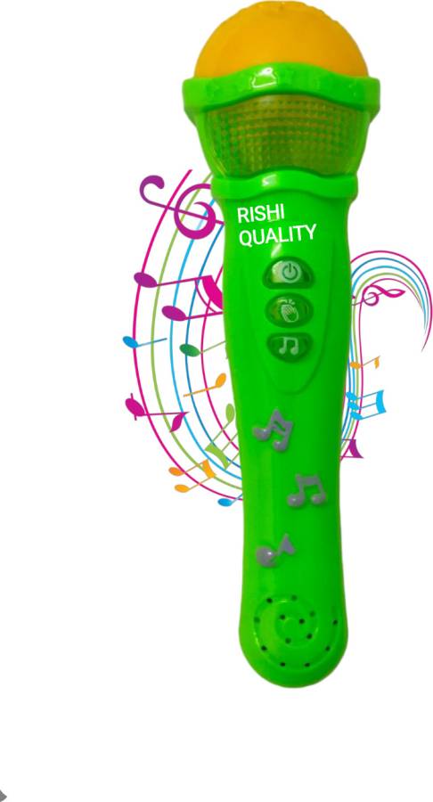 RISHI QUALITY Mic For Kids With ColourFul Light's.