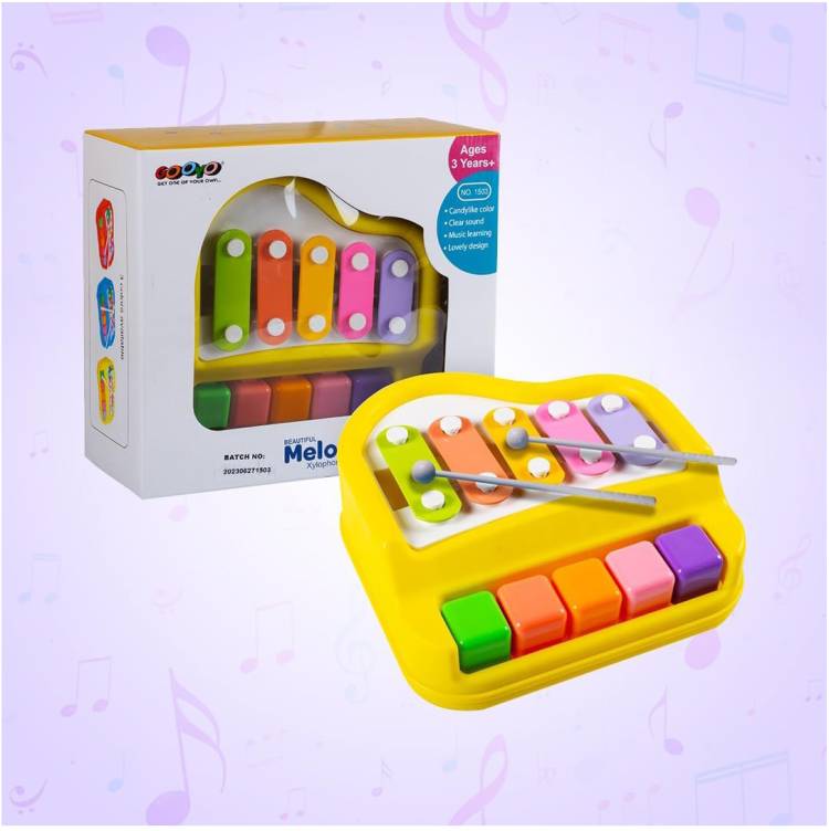 Nafhotoz Piano Cum Xylophone Toy for 1-3 Years Old Baby