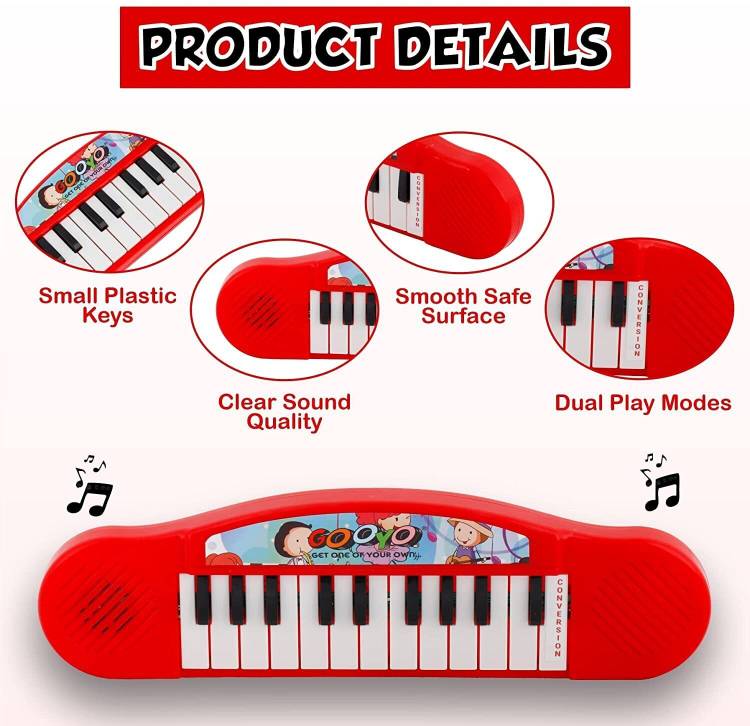 ASenterprises Mini Portable Piano Keyboard Musical Toy for Kids/Girls/Boys|Power :2xAA Battery