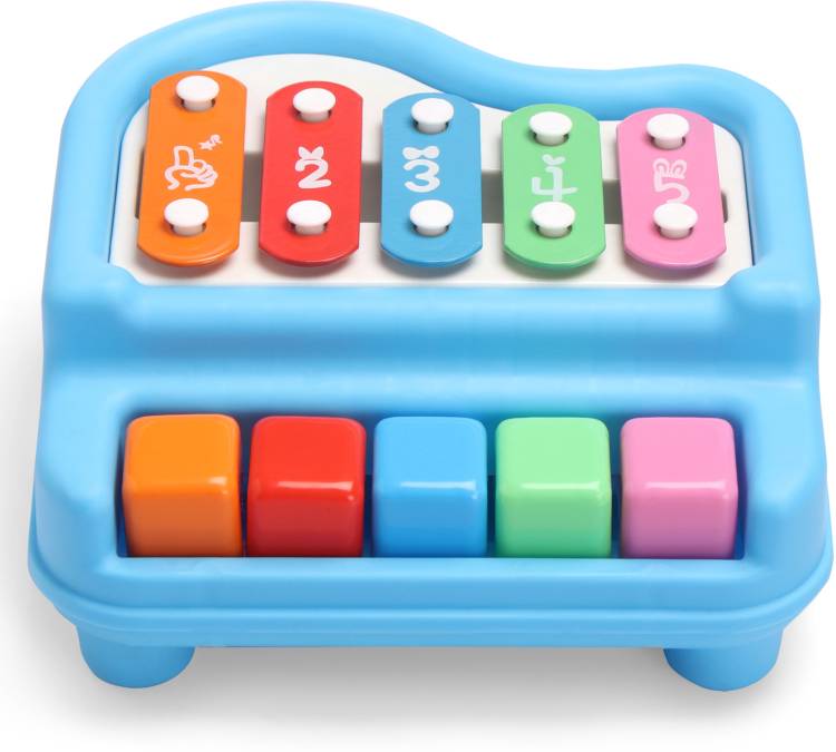 Nafhotoz 2-in-1 Xylophone Piano Toy for Kids