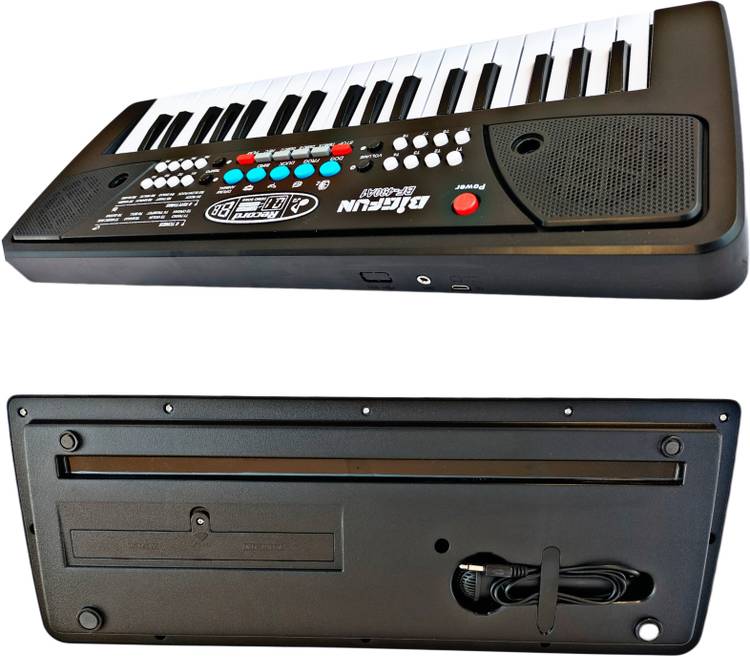 Ruhani Toys & Gift Gallery Electronic Piano Keyboard with 37 Keys and Microphone (Black)