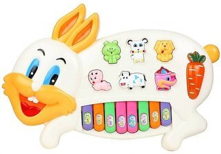 Basha mall Keyboard Piano Rabbit Learning Toy