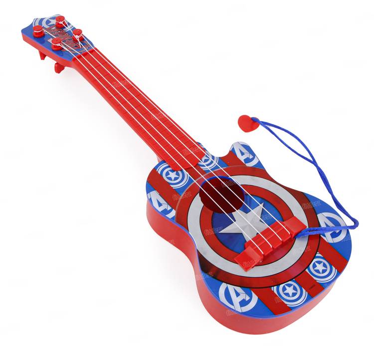 FIDDLERZ Guitar Toy for Kids 4 String Musical Instrument Educational ToyGuitar with Sound