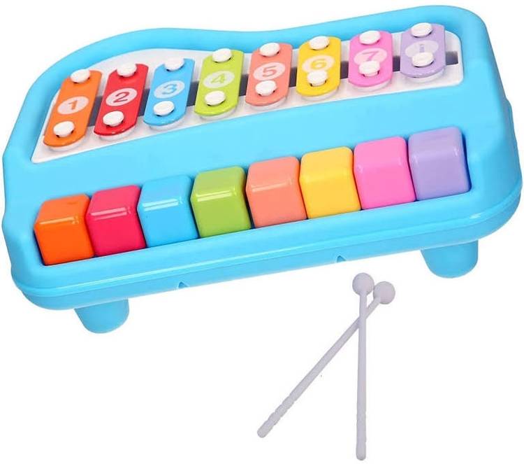 Kamy Traders 8 Keys Xylophone Piano With 2 Sticks(Multicolor)