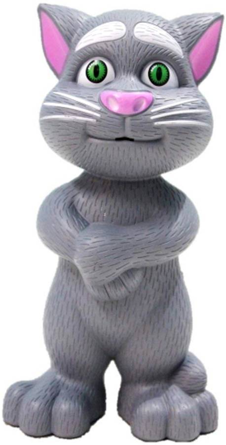 Beauty World Talking Tom Cat with Recording, Music, Story and Touch Functionality, Voice,