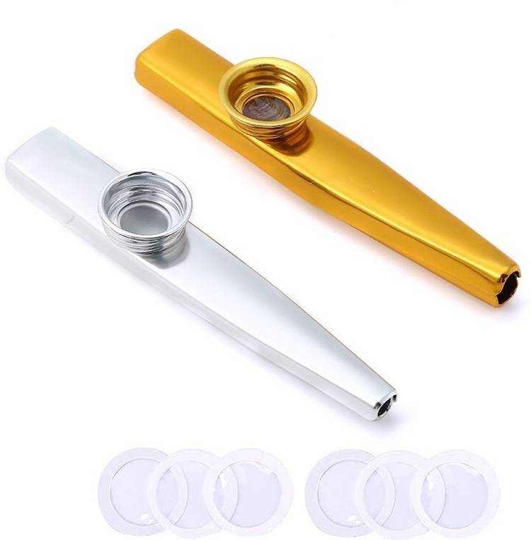 VASADIGITAL 2Pcs Kazoo Musical Instrument With 10 Pcs Diaphragm