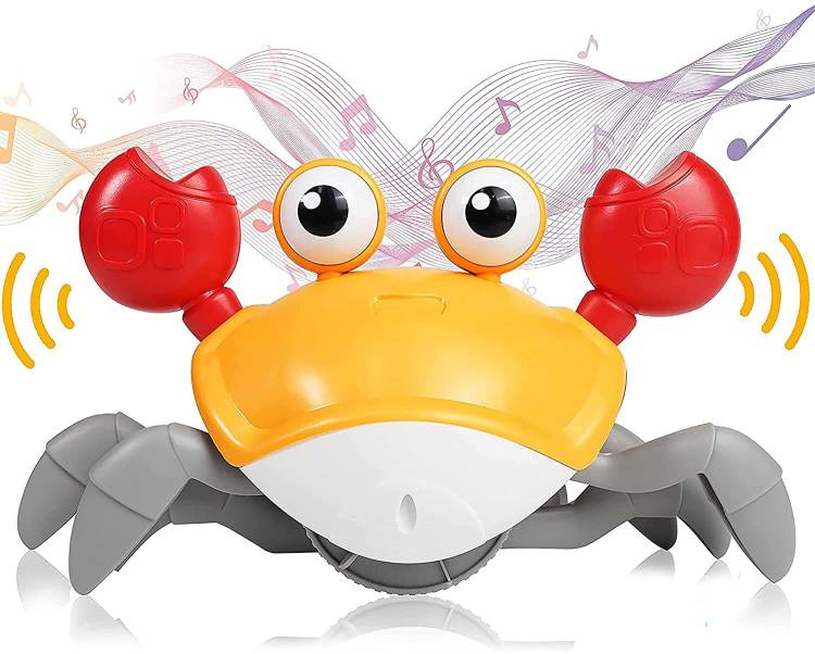 hda group Crawling Crab Baby Musical Kids Toy