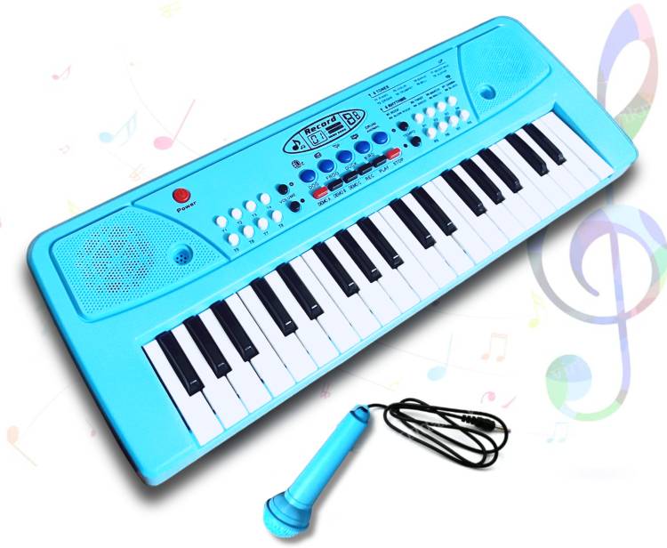 fenterprises Portable Musical Piano Keyboard with Microphone | 37 Keys,