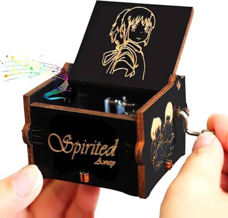 PATPAT Play Hard Black Wooden Harry Potter Music Box