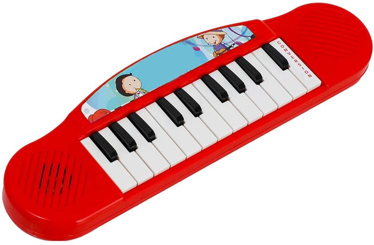 Toyporium 22 keys Mini Baby Piano Playing Toy/ Kids Piano Music Keyboard (RED)