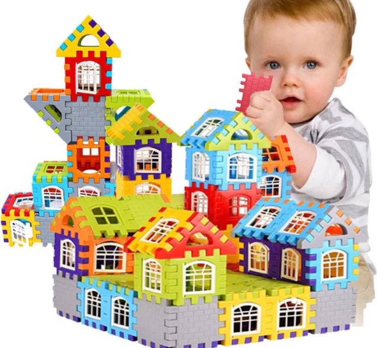 GAMLOID 2023 New Happy house Building Blocks Learning Educational Kids Puzzle Gift Toy