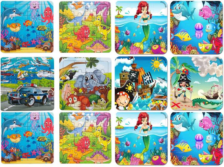 Chocozone 16pc Jigsaw Puzzle Birthday Gifts for Kids Birthday Return GIft for Boys & Girls